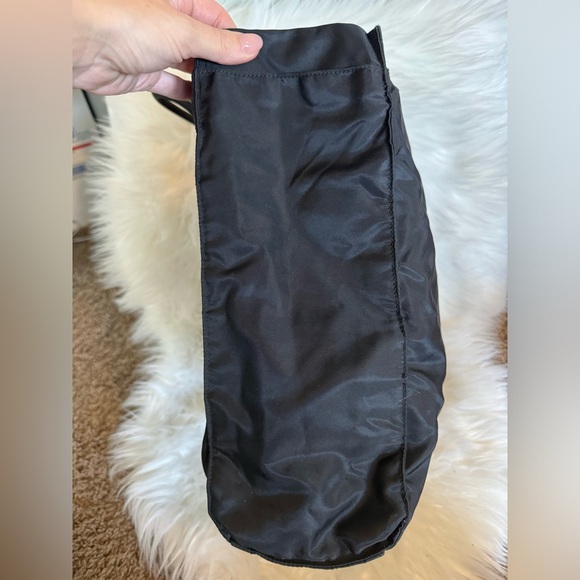 Vintage PRADA Tessuto Black Nylon Tote commuter Bag - Picture 11 of 12